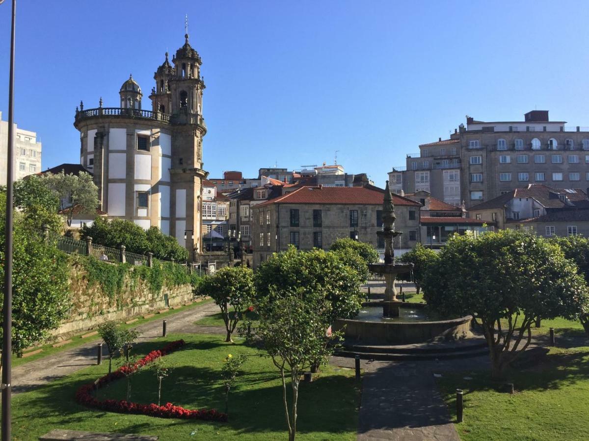 Centro Monumental Lägenhet Pontevedra Exteriör bild